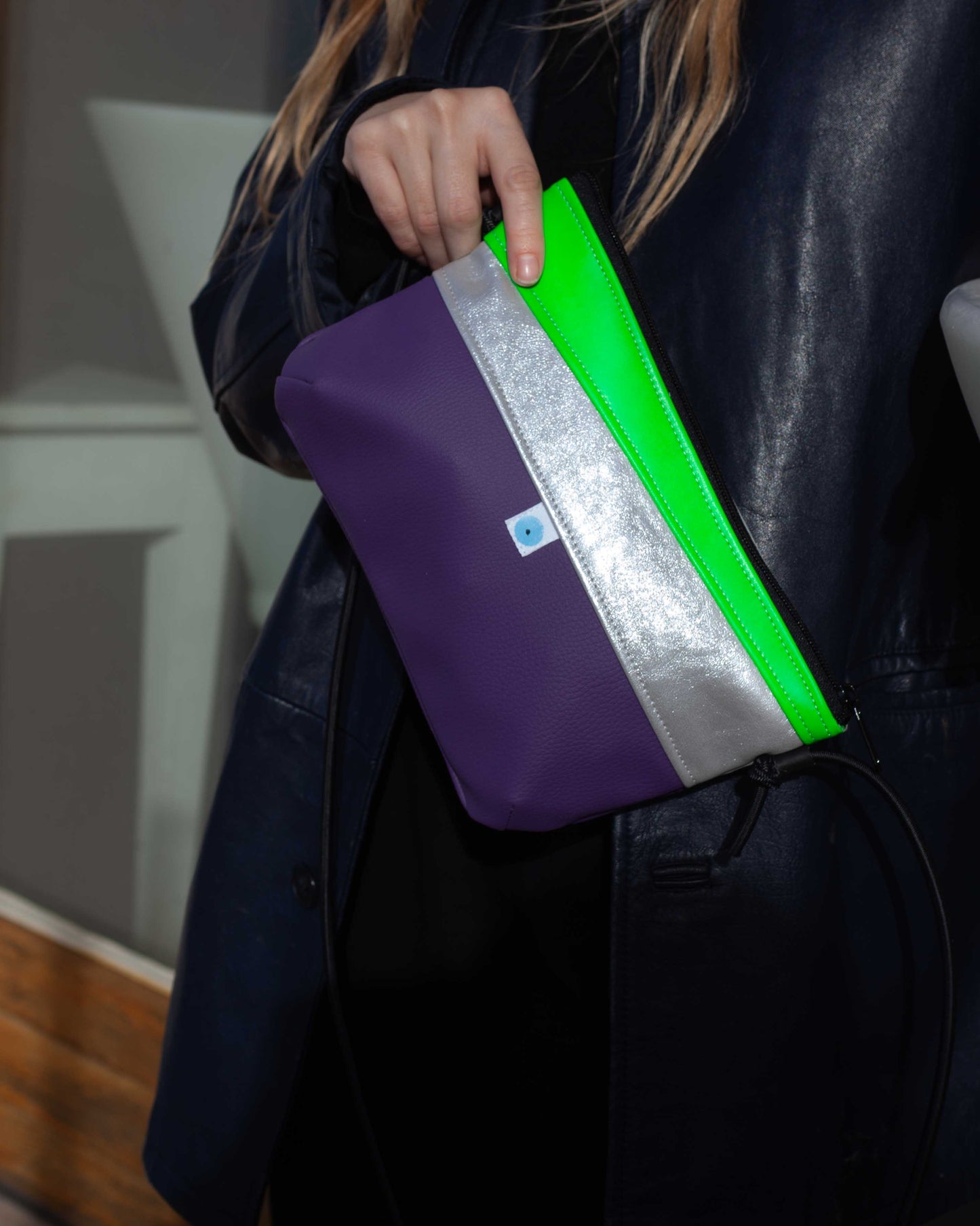 MINI PIANOSA BAG prugna I argento lunare I lime