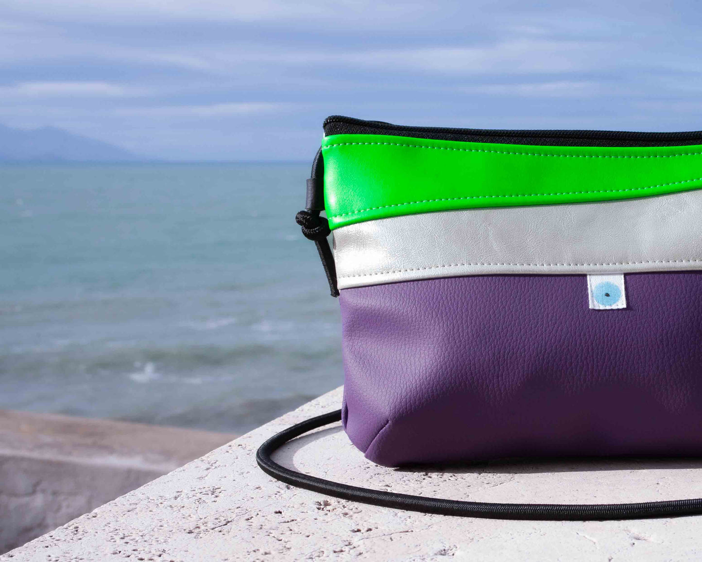 MINI PIANOSA BAG prugna I argento lunare I lime