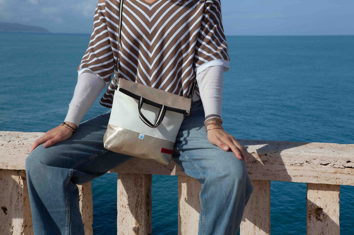EASY BAG SIENA oro | bianco
