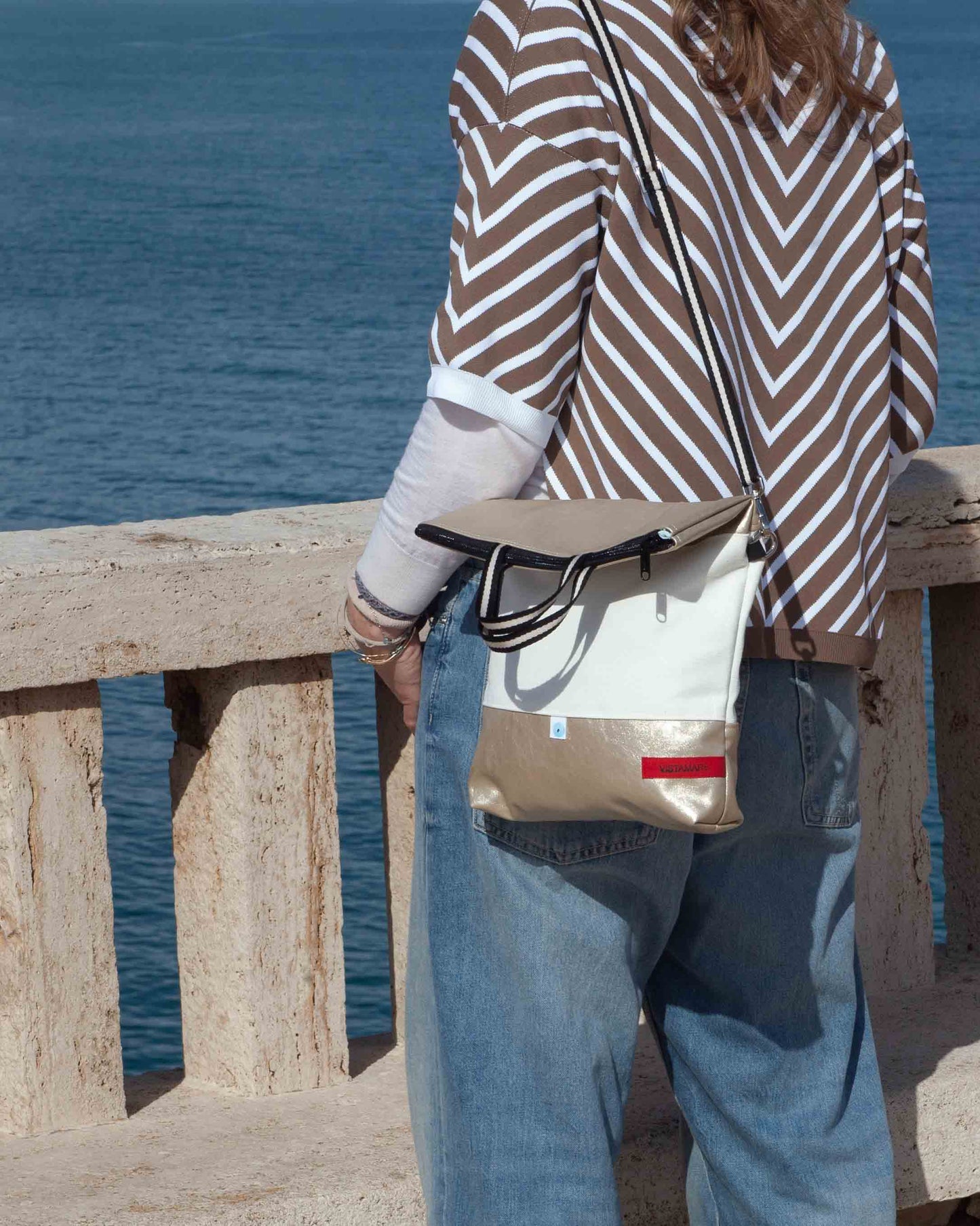 EASY BAG SIENA oro | bianco