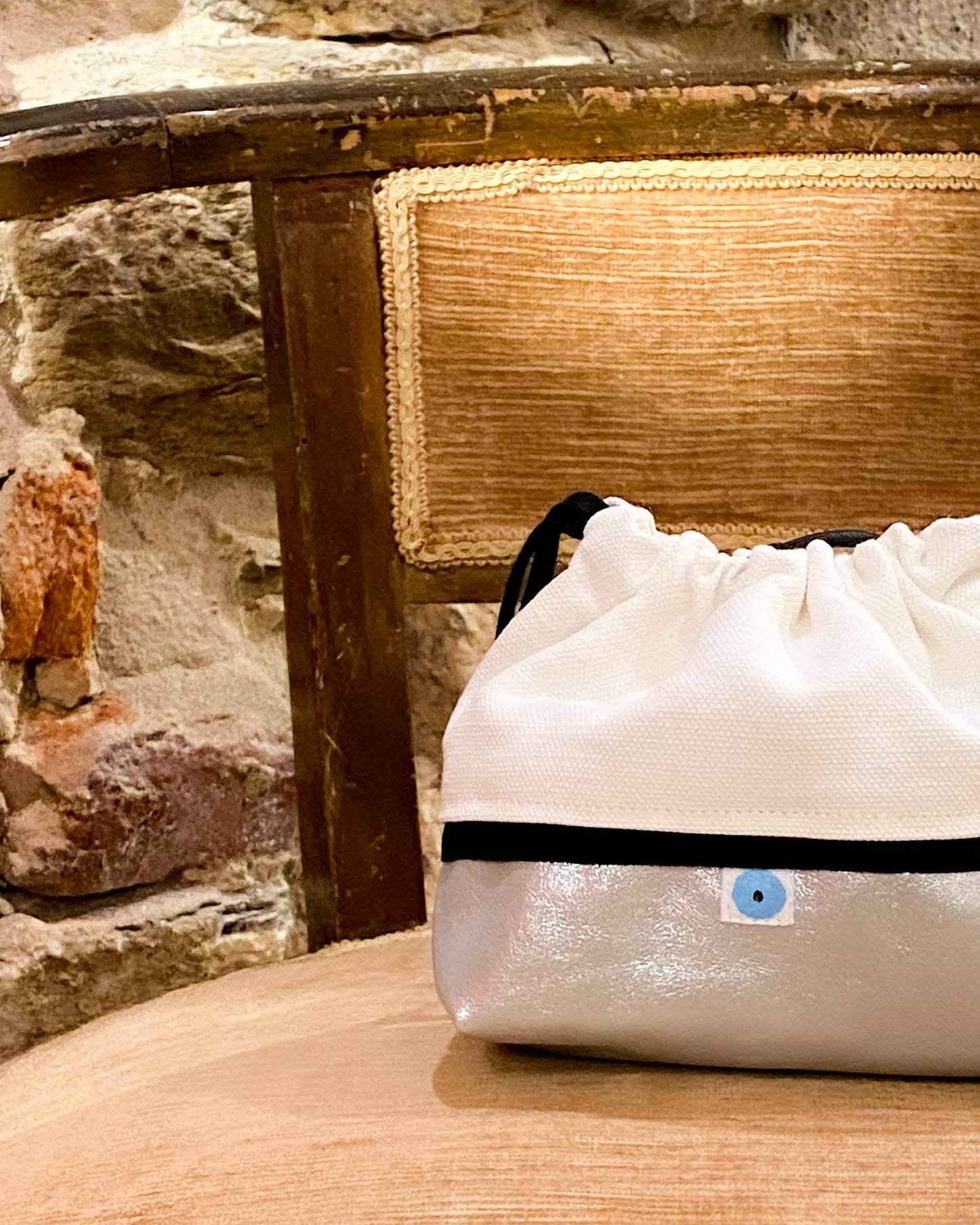 BABY CAPRAIA argento lunare I bianco