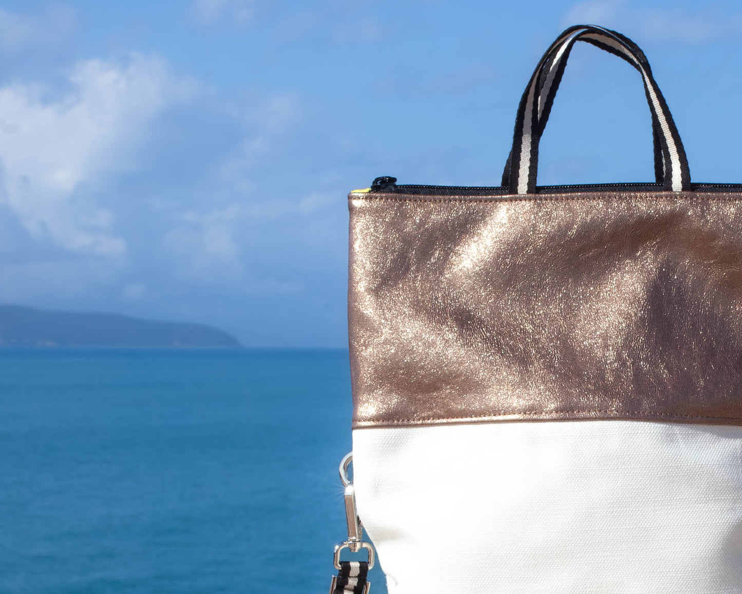 EASY BAG SIENA bronzo | bianco