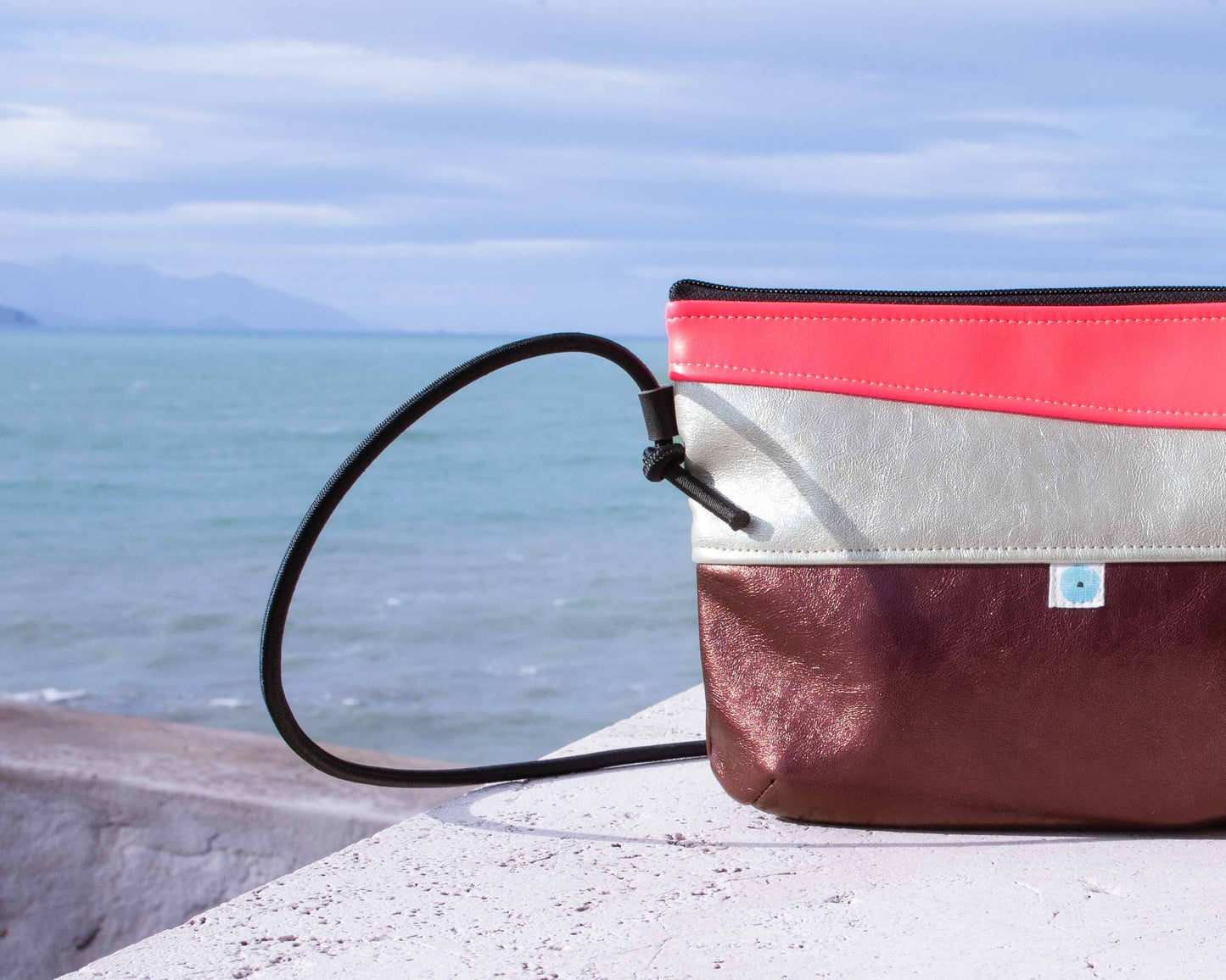 MINI PIANOSA BAG bordò I argento lunare I fucsia