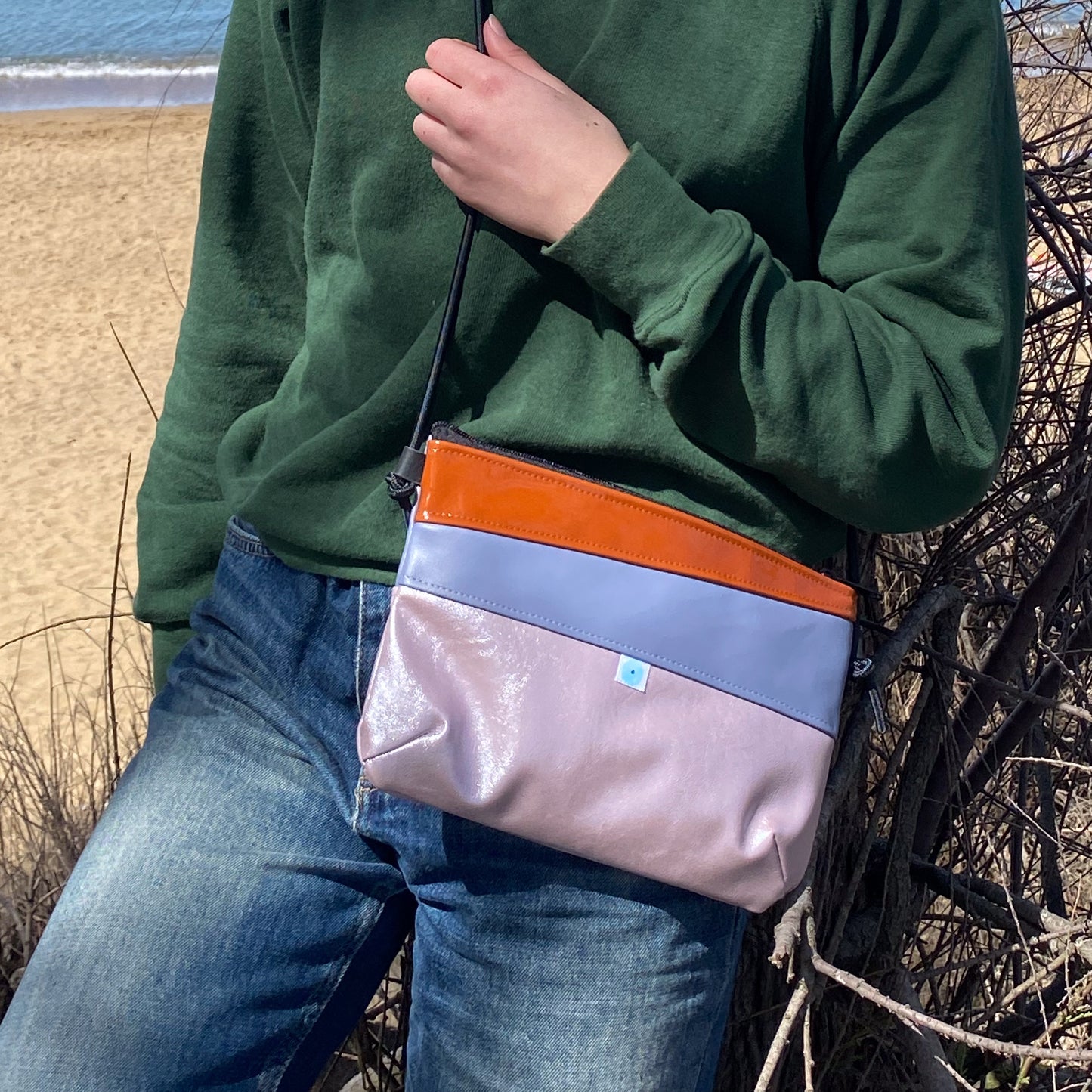 MINI PIANOSA BAGUETTE orange/pink/lavender