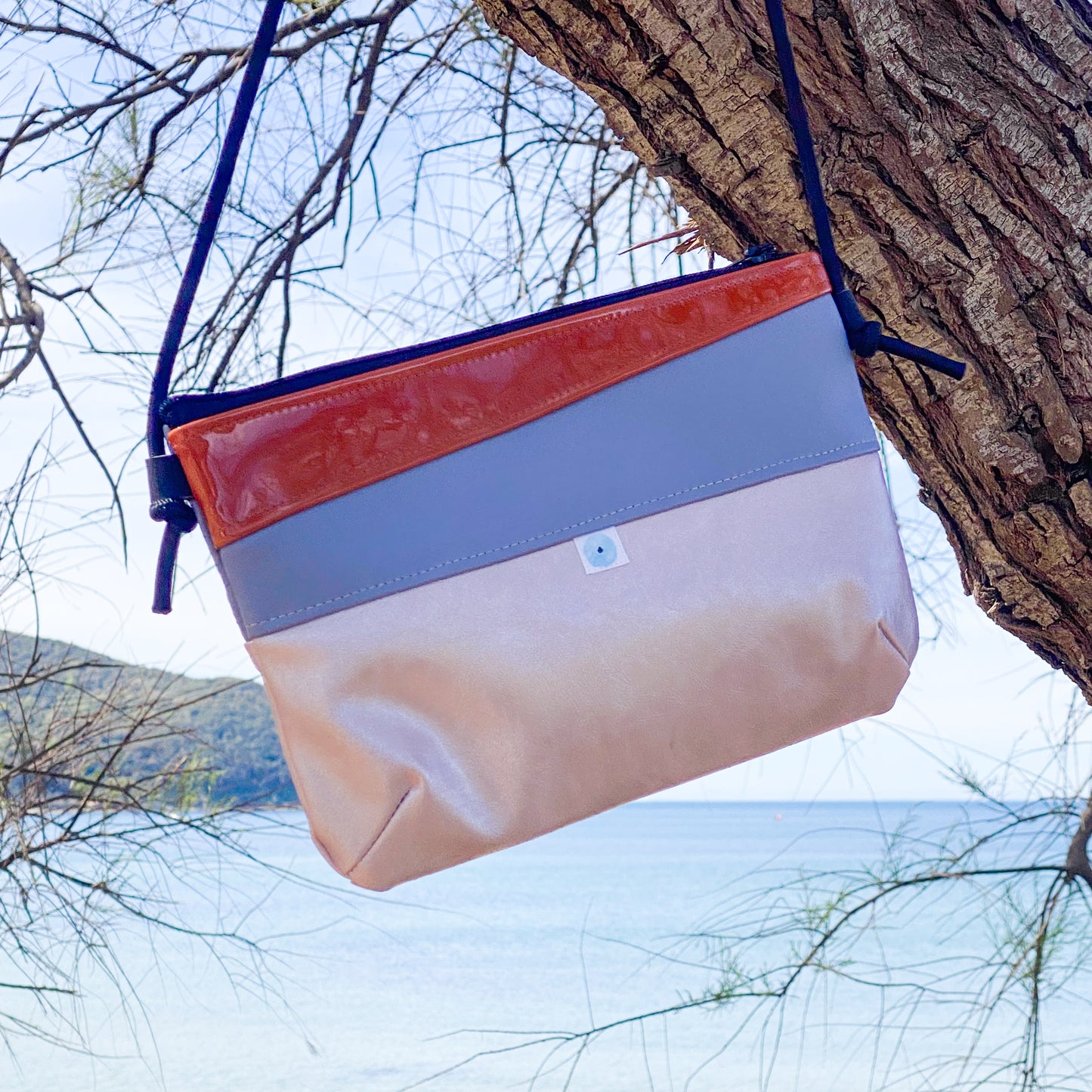 MINI PIANOSA BAGUETTE orange/pink/lavender