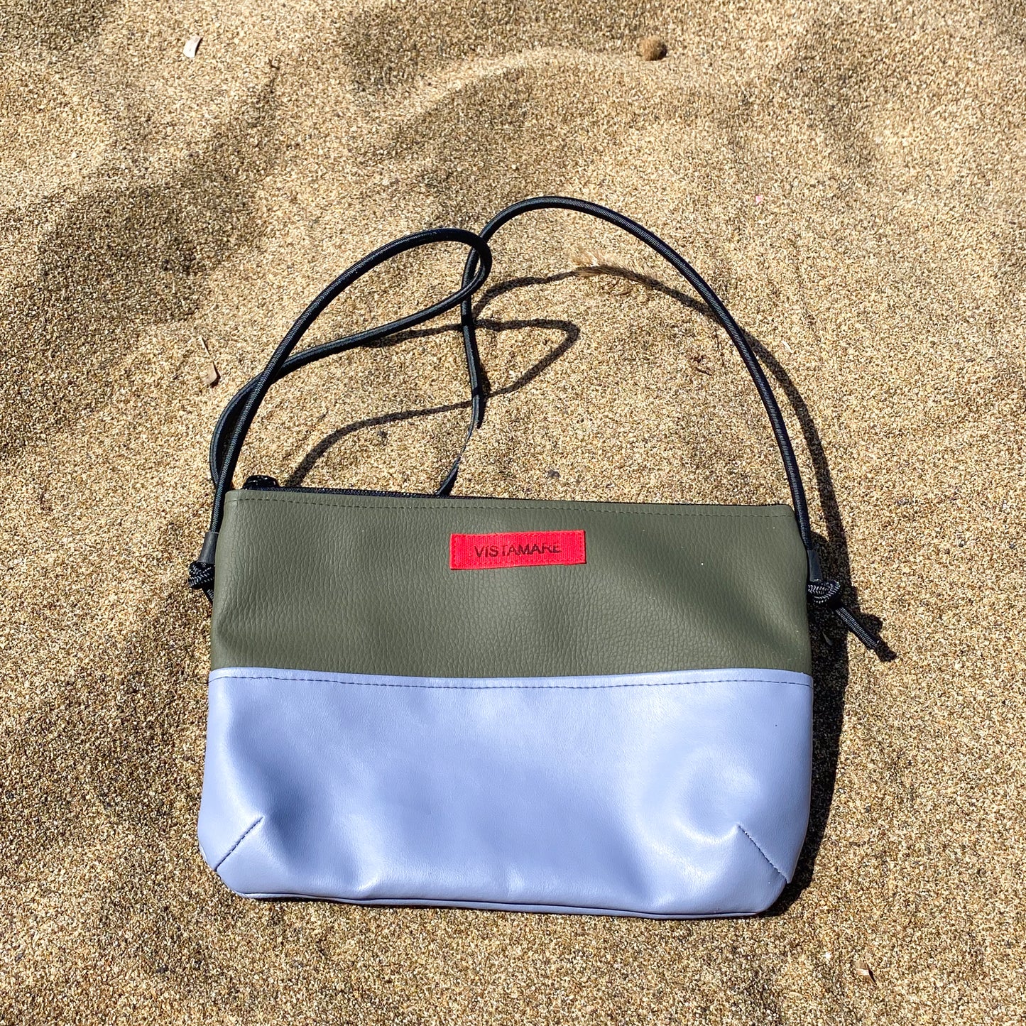 MINI PIANOSA BAG lavanda/verde militare/verde fluo