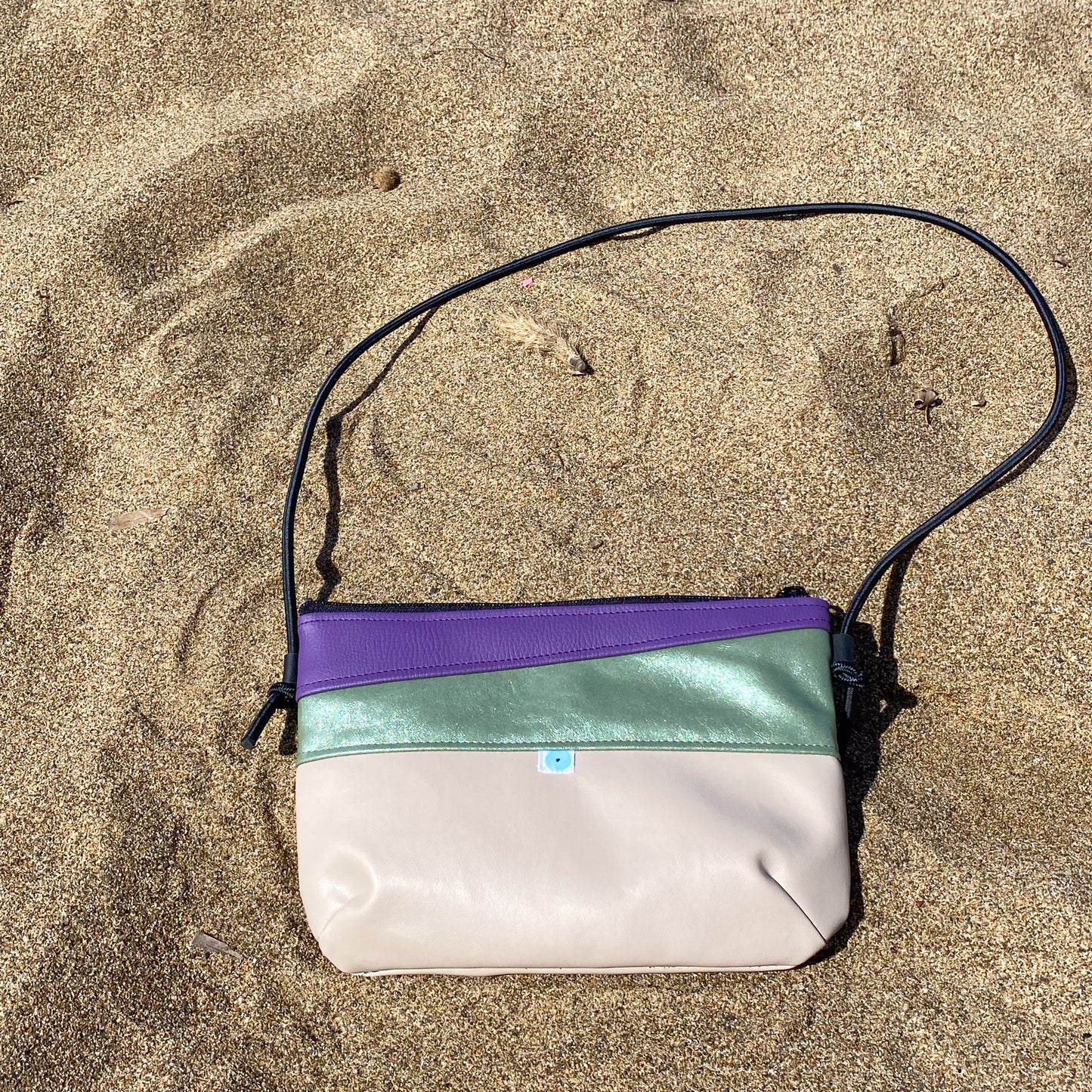 MINI PIANOSA champagne/muschio lamé/viola