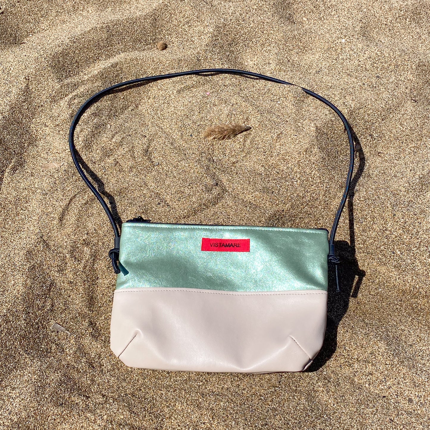 MINI PIANOSA champagne/muschio lamé/viola