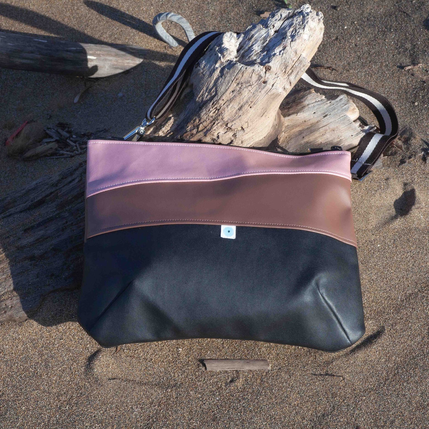 PIANOSA BIG nero I ambra baltica I pink