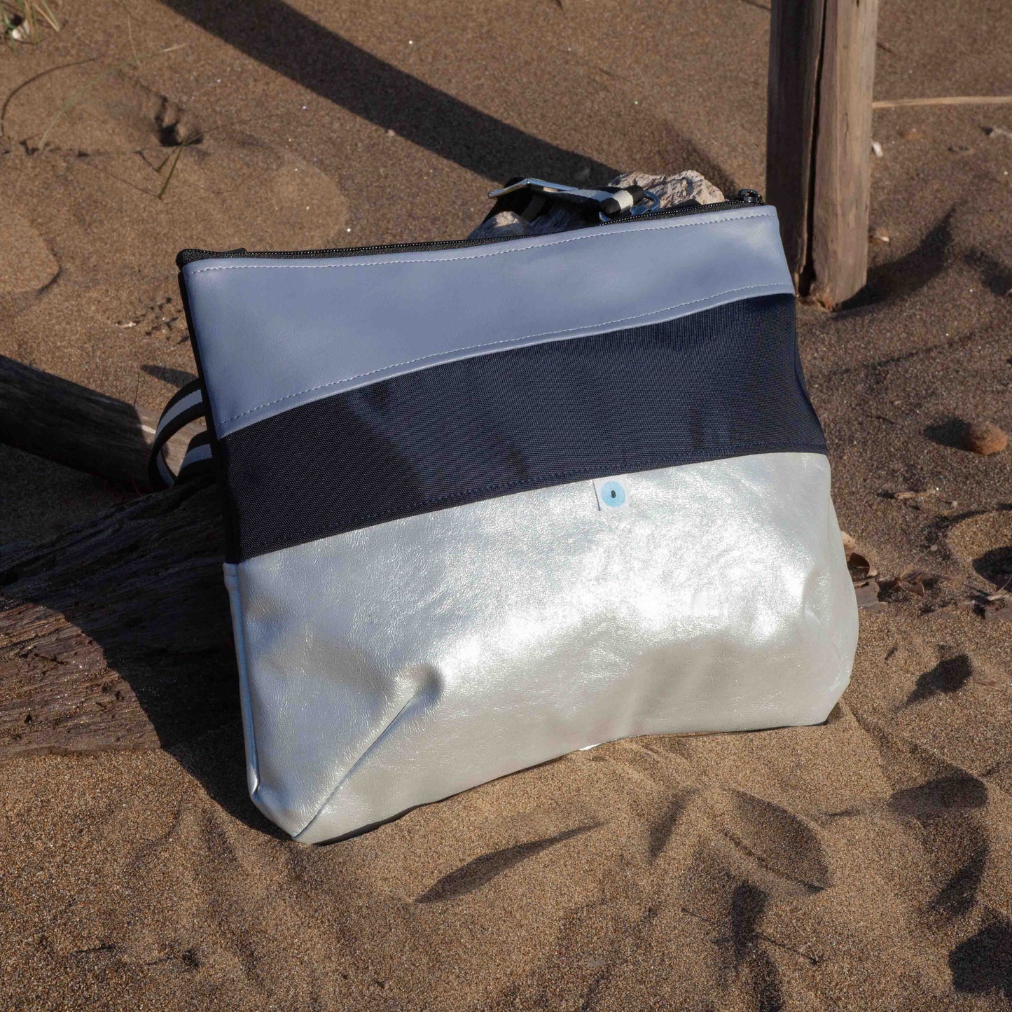 PIANOSA BIG argento lunare I navy I lavanda