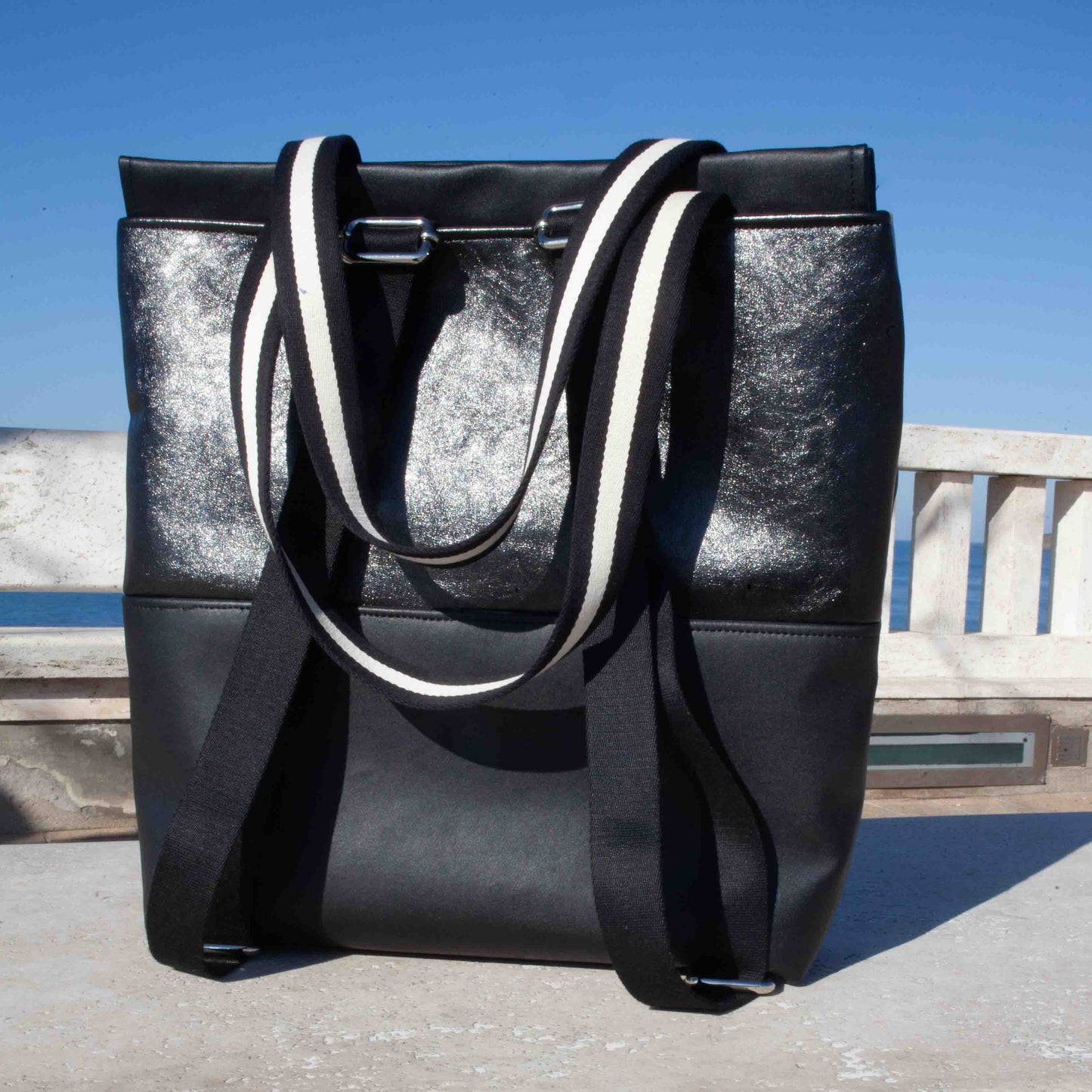ZAINO MILANO nero I pirite nero I oro