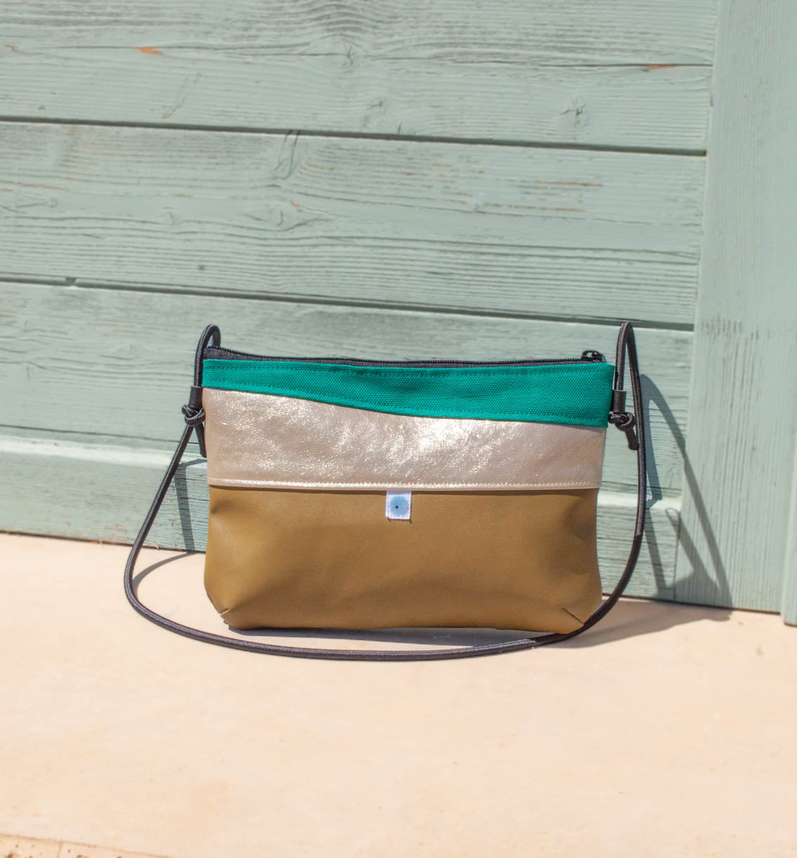 MINI PIANOSA BAG verde olivo/oro/verde semeraldo