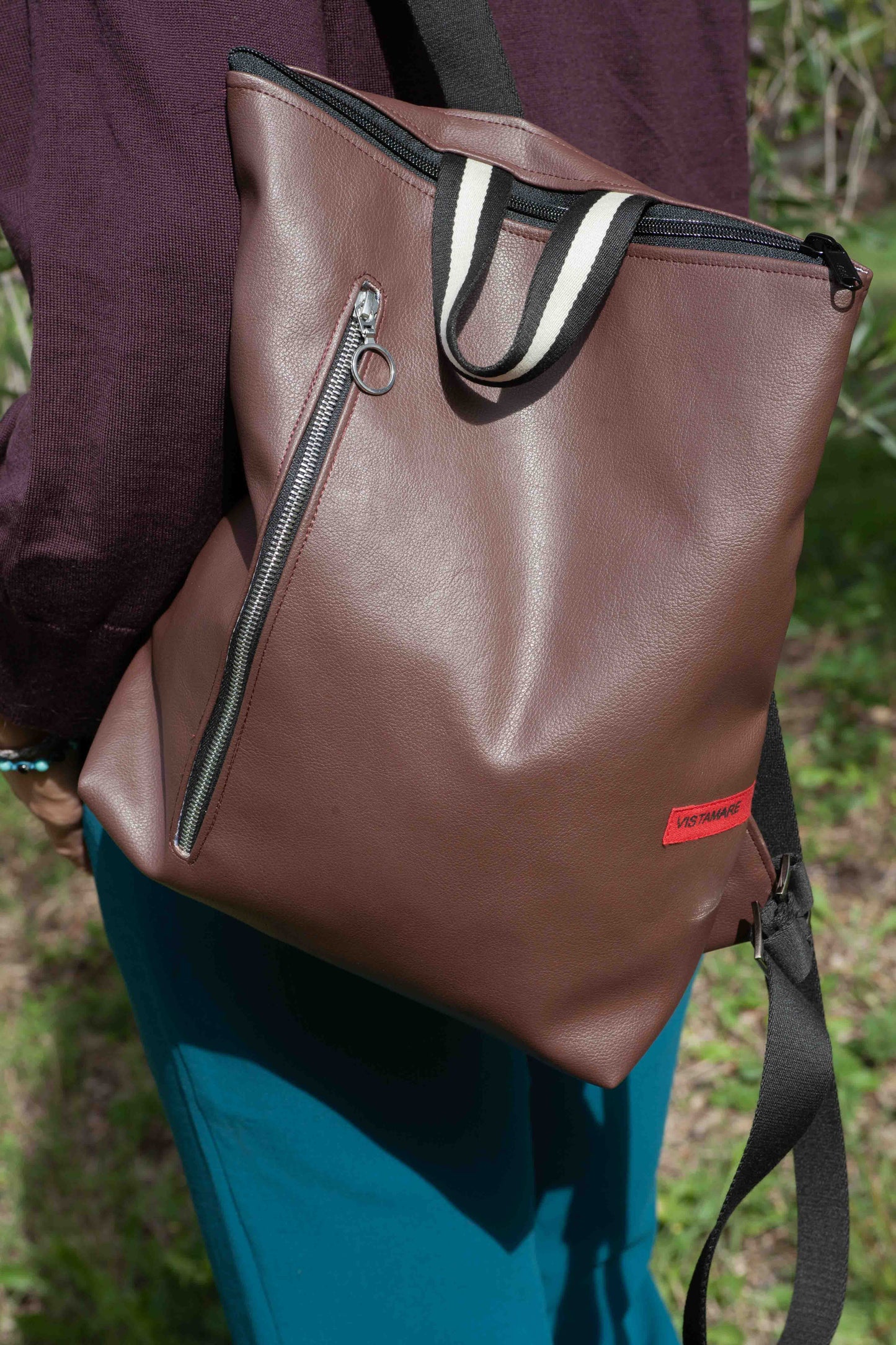 ZAINO TETI castagno I metallo