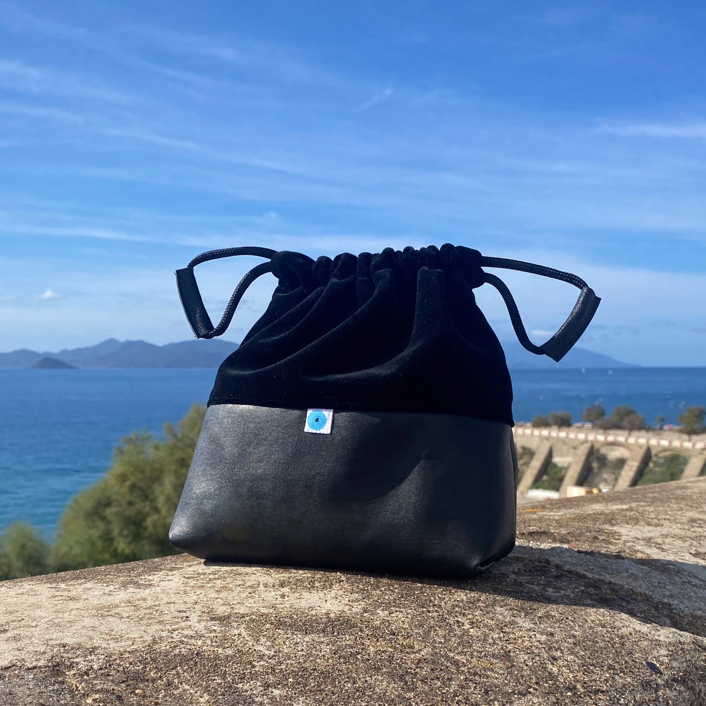 SACCA CAPRAIA nero | velluto nero