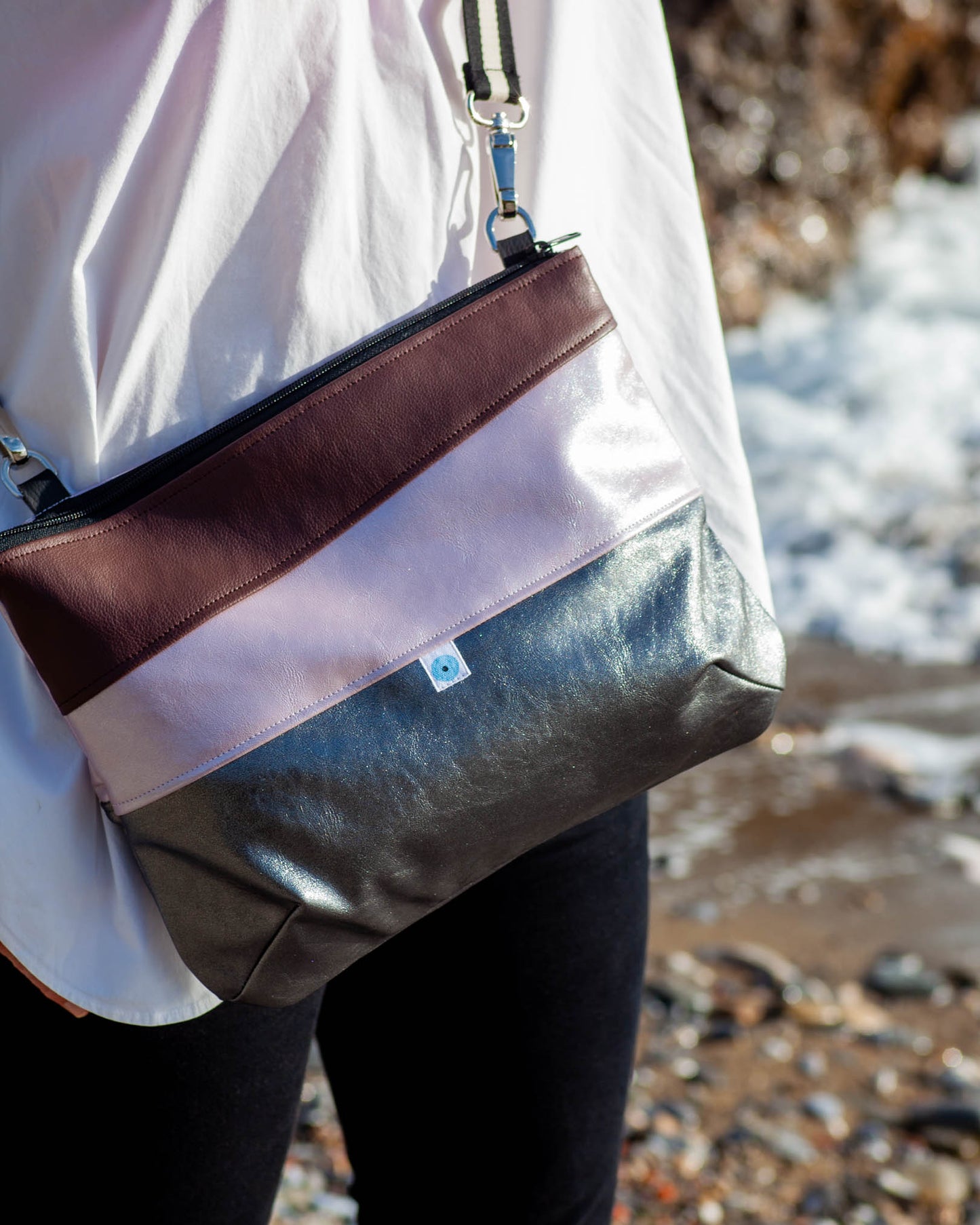 PIANOSA BIG antracite lamè I glicine I caffè