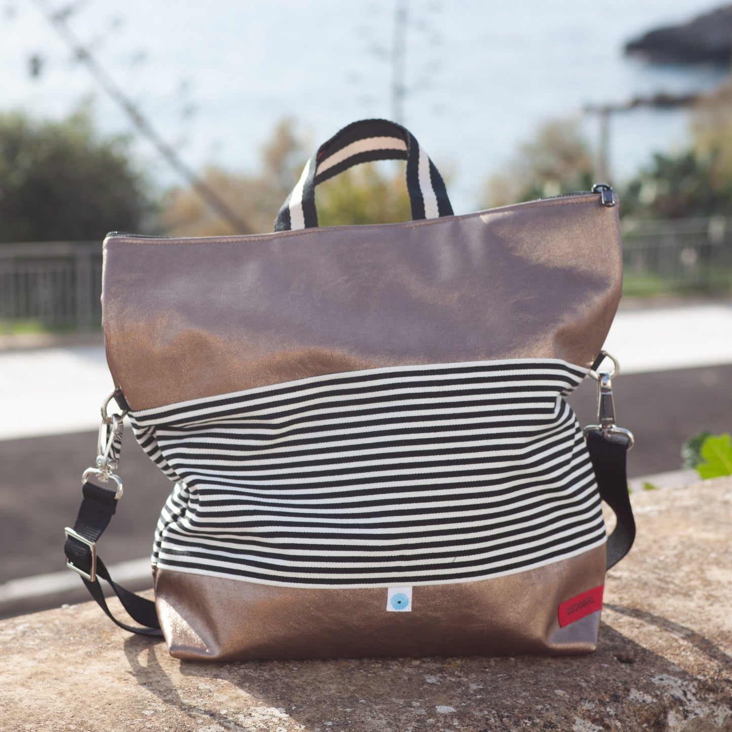 BAG WITH STRIPES