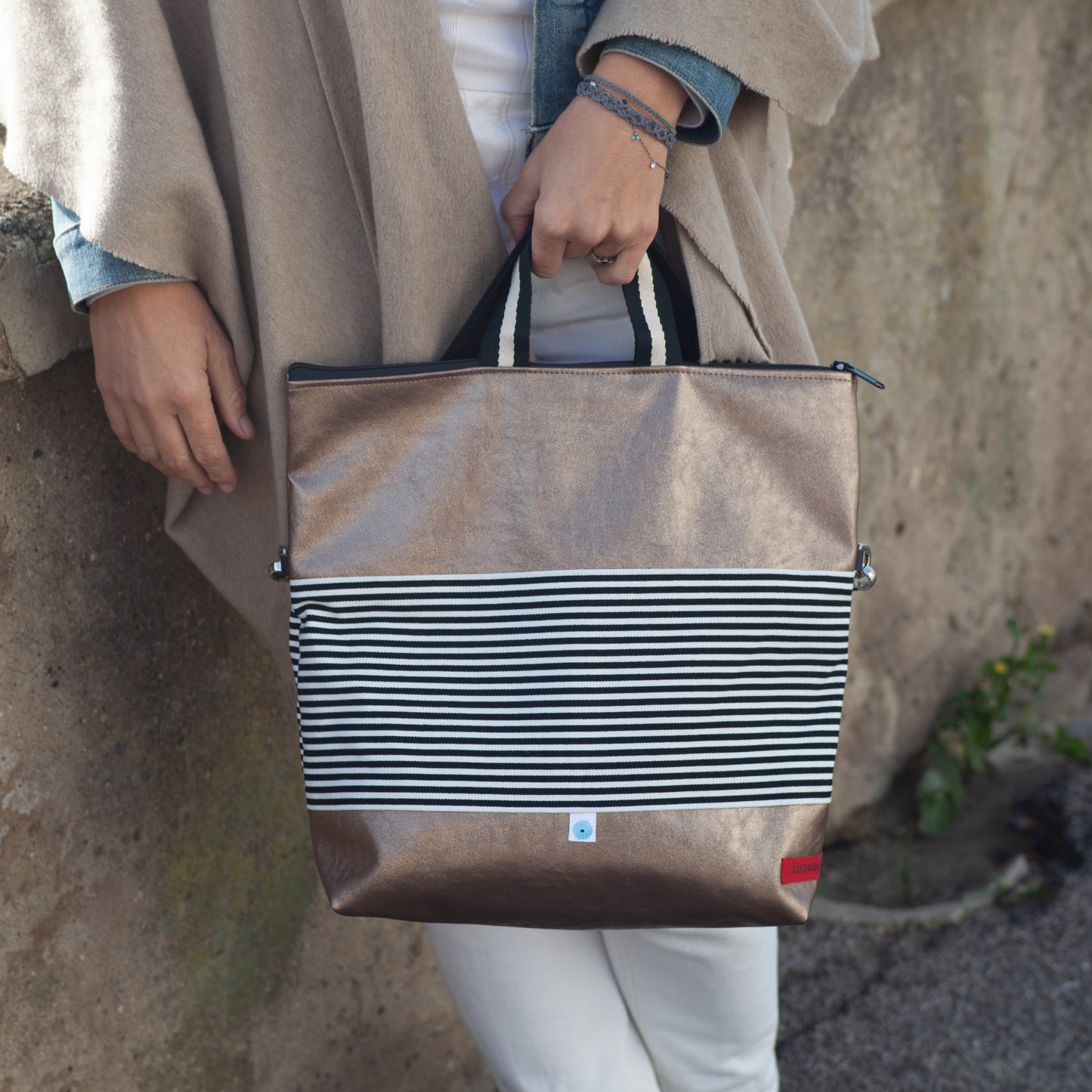 BAG WITH STRIPES