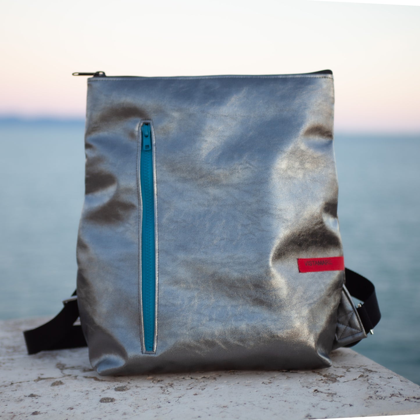 ZAINO TETI carbonio lamé I turchese