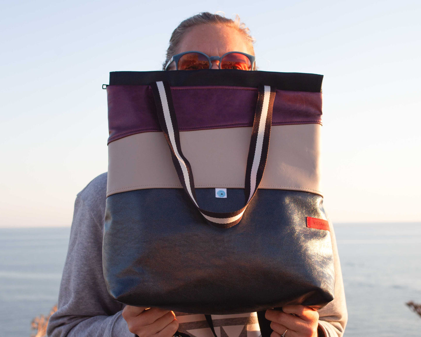 ZAINO MILANO pirite I crema I bordò