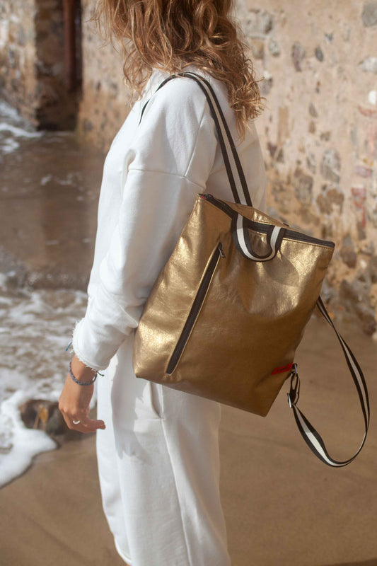 ZAINO TETI ottone I nero