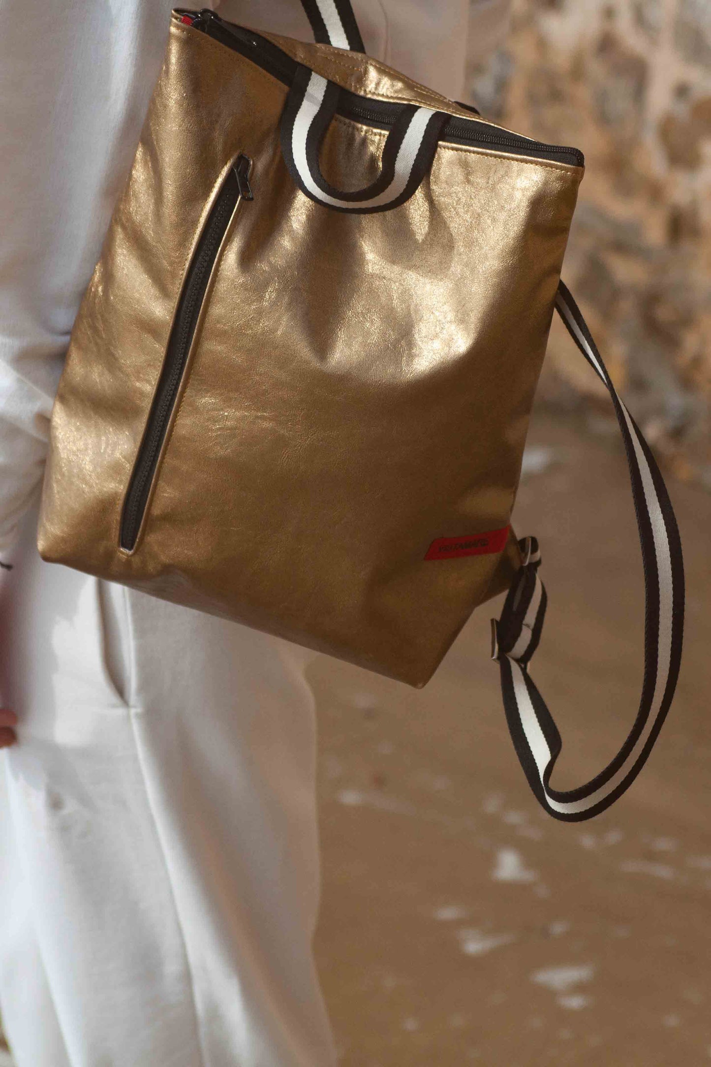 ZAINO TETI ottone I nero