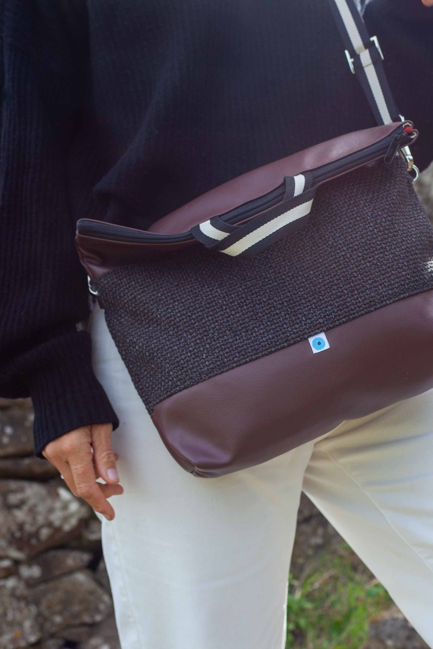 EASY BIG ROMA castagno | grigio | nero