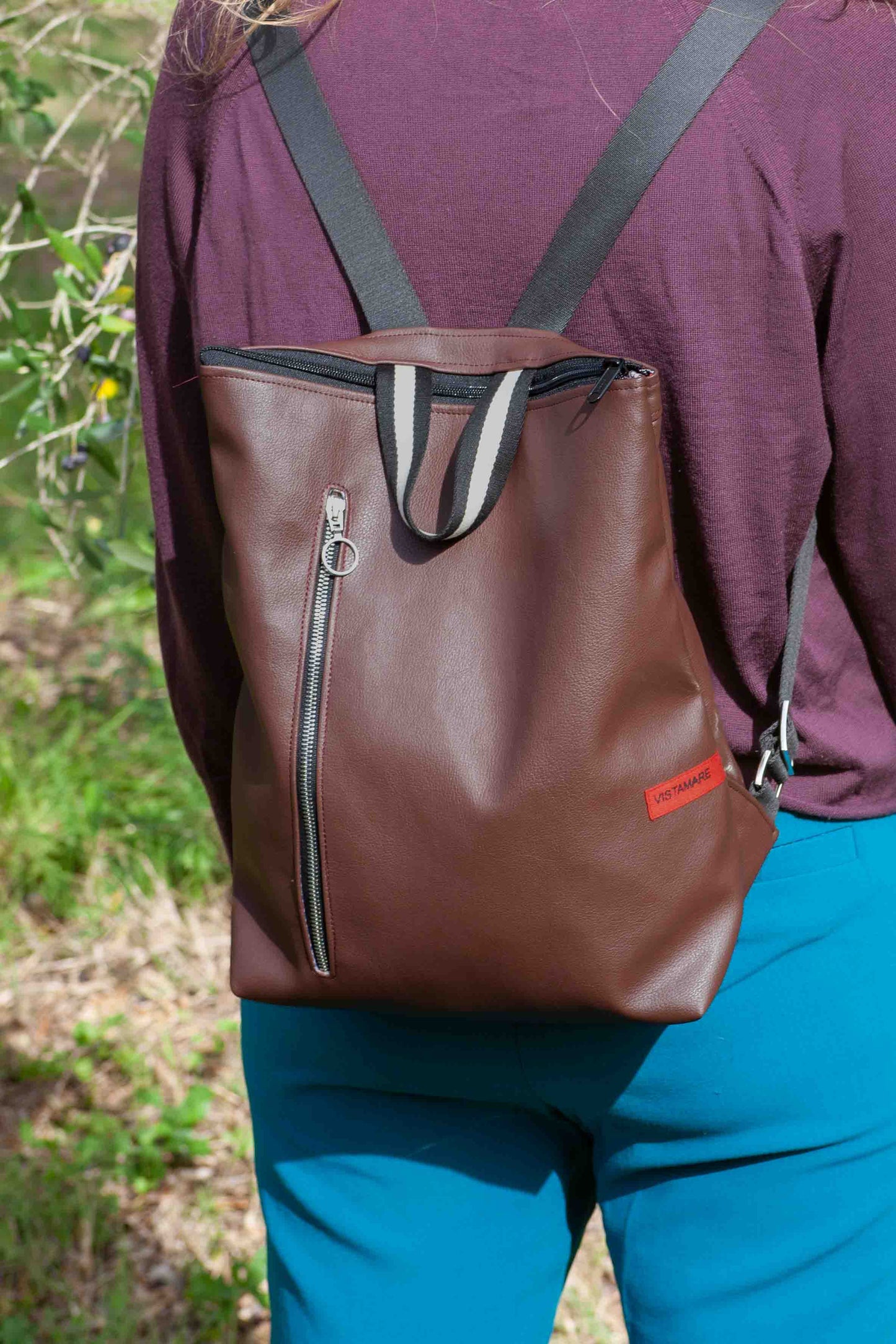 ZAINO TETI castagno I metallo