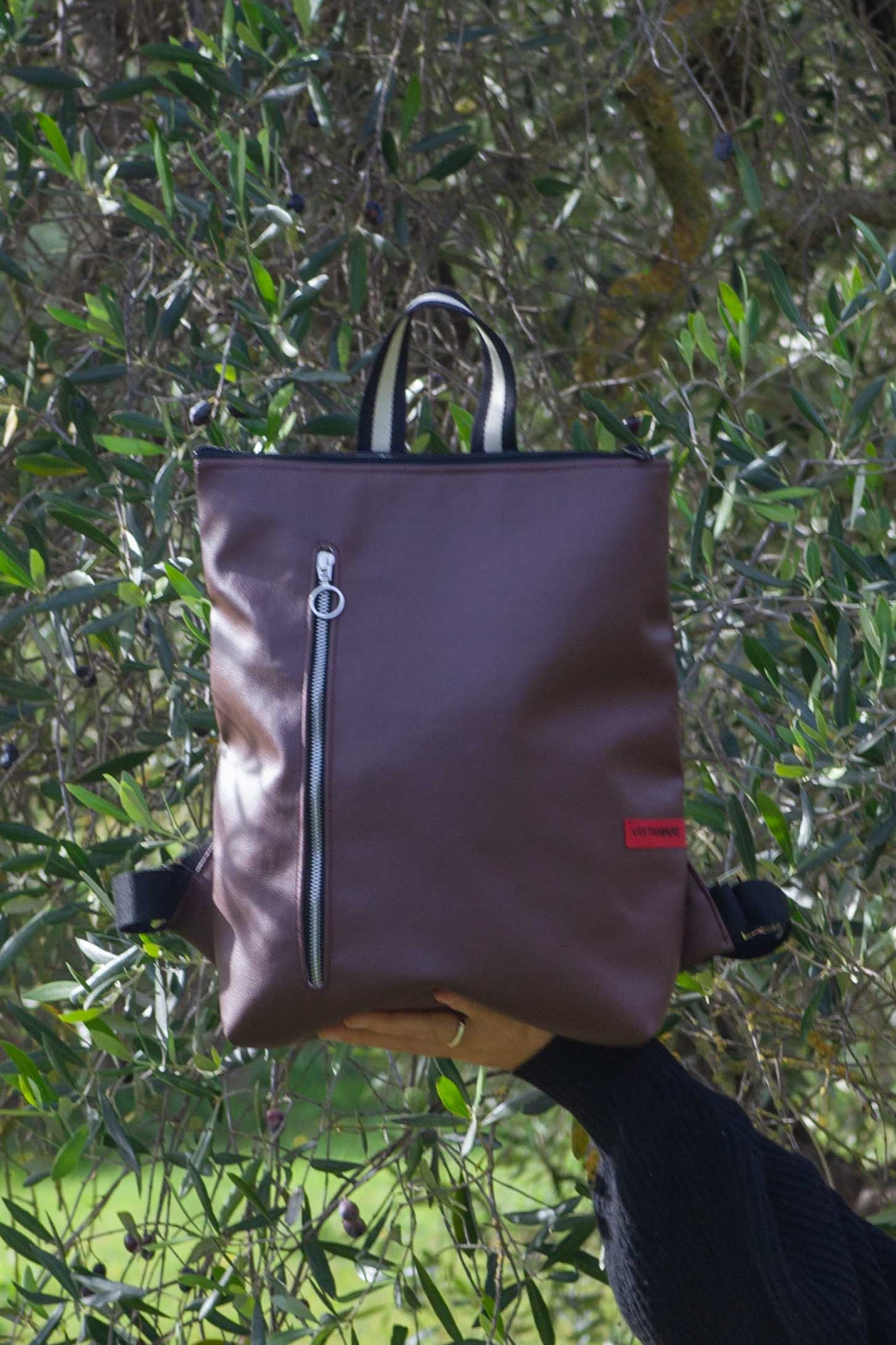 ZAINO TETI castagno I metallo