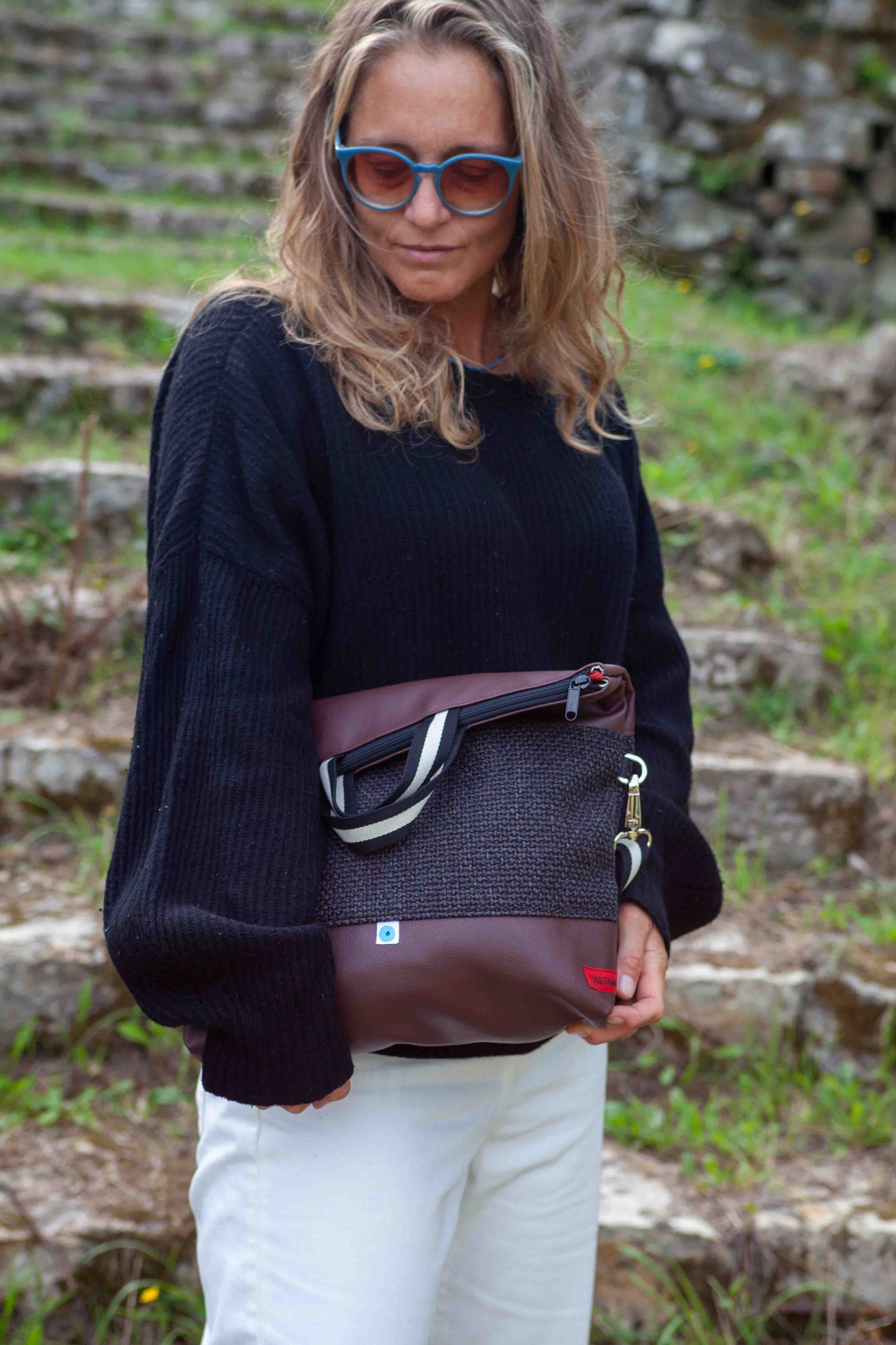 EASY BIG ROMA castagno | grigio | nero