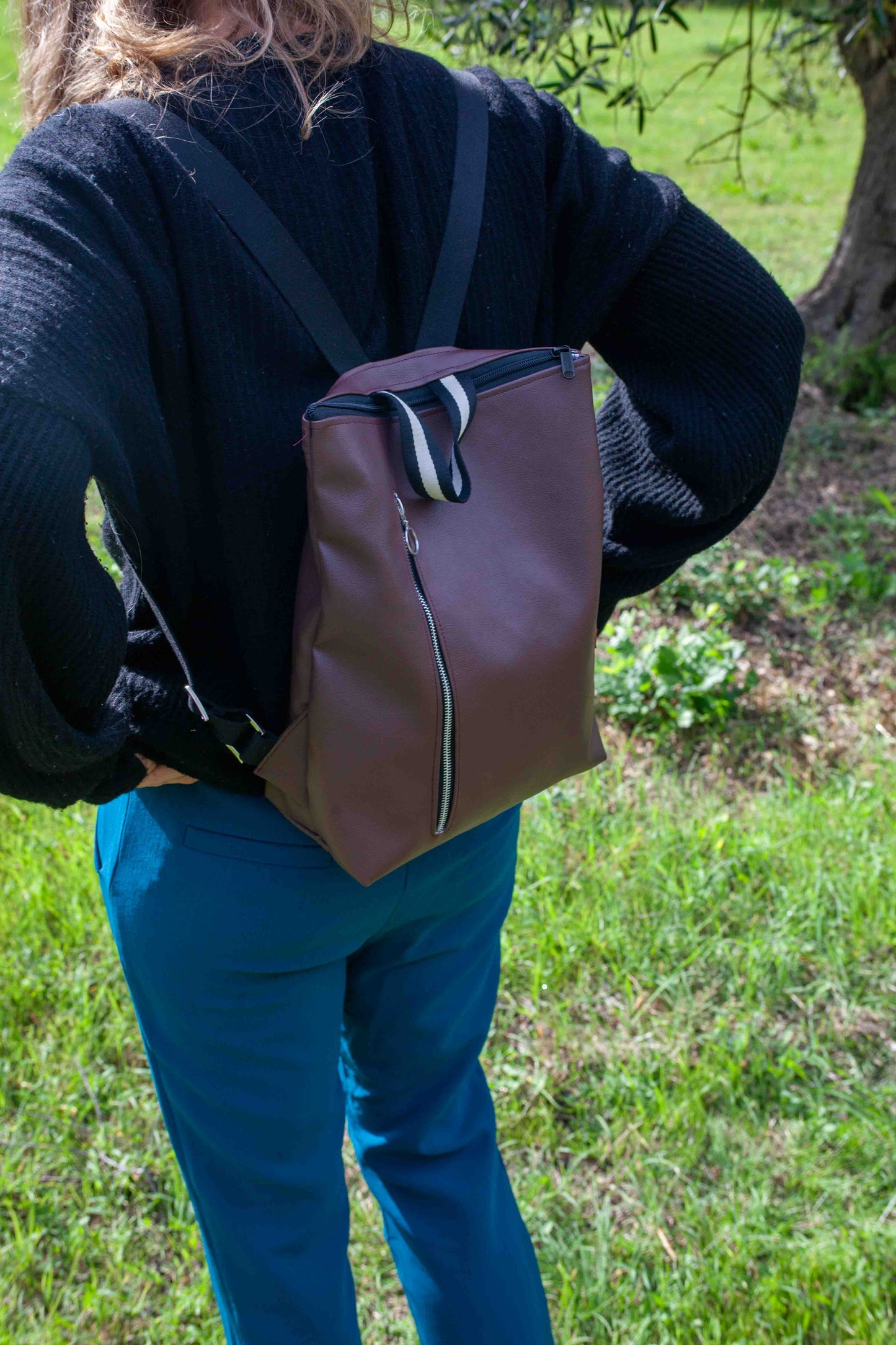 ZAINO TETI castagno I metallo