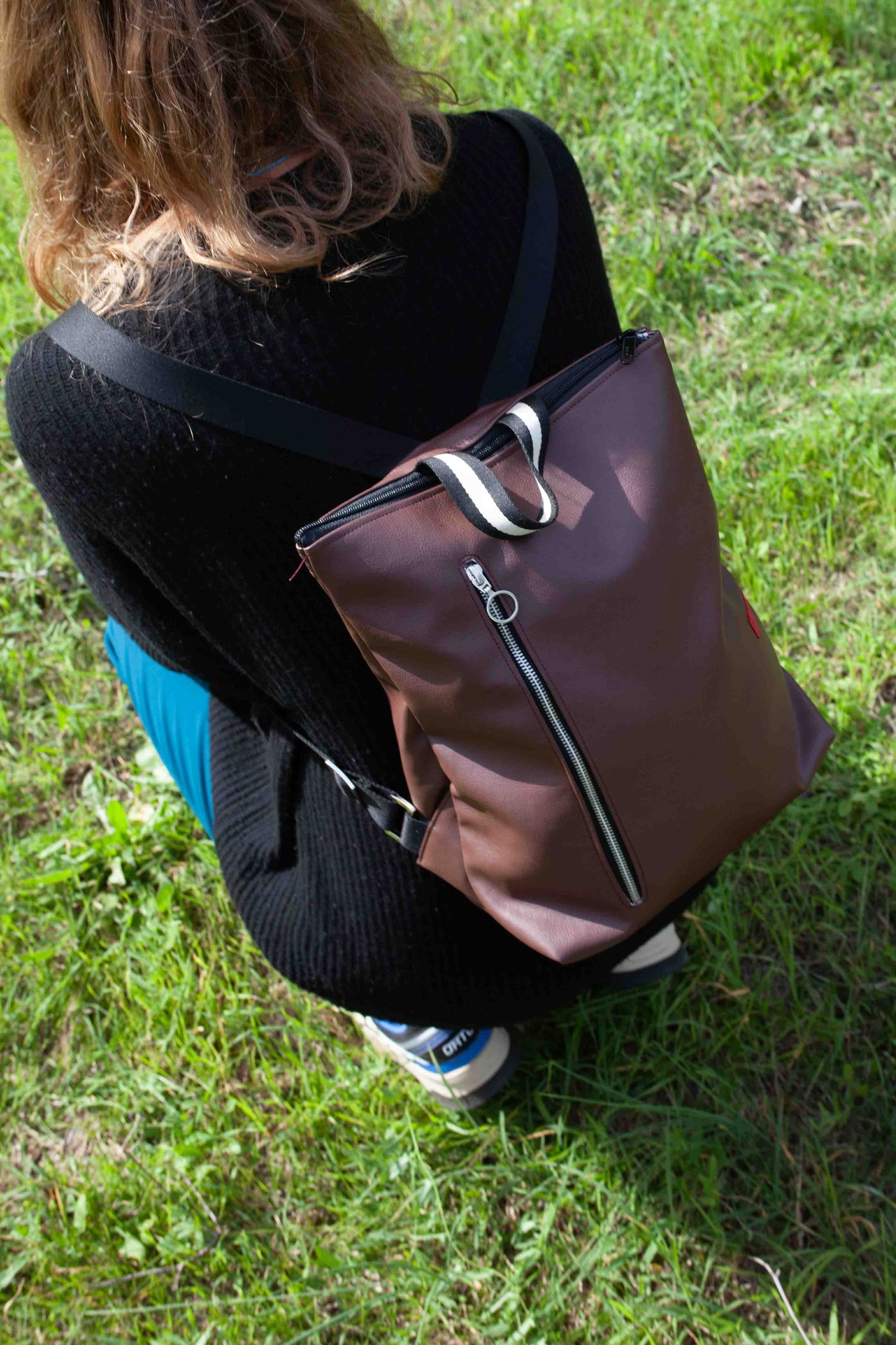 ZAINO TETI castagno I metallo