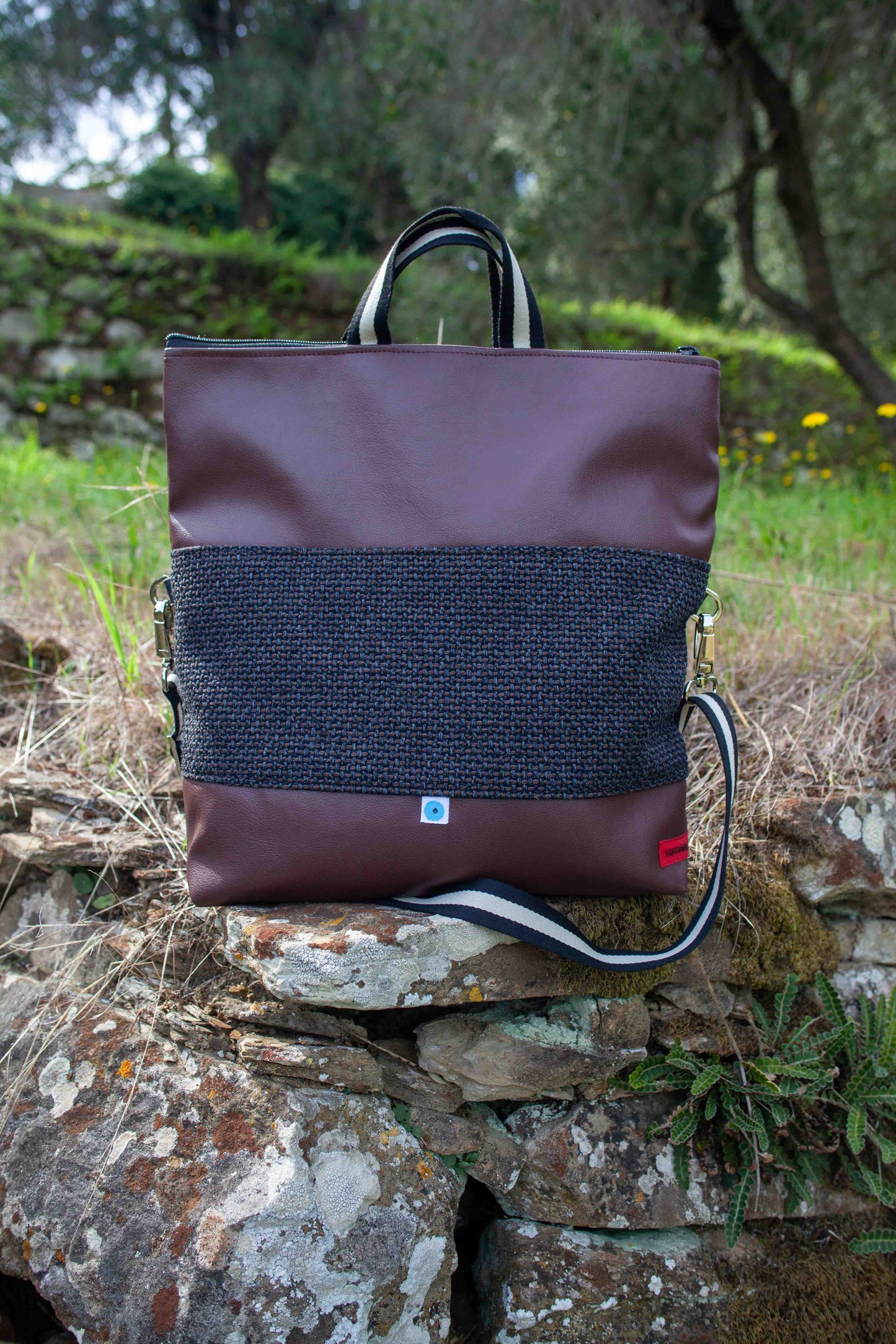 EASY BIG ROMA castagno | grigio | nero