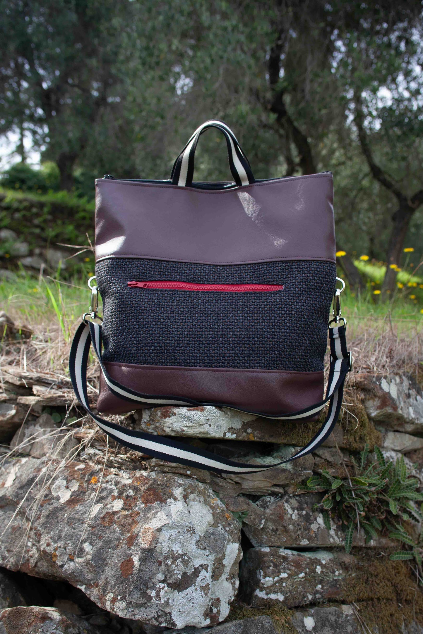 EASY BIG ROMA castagno | grigio | nero