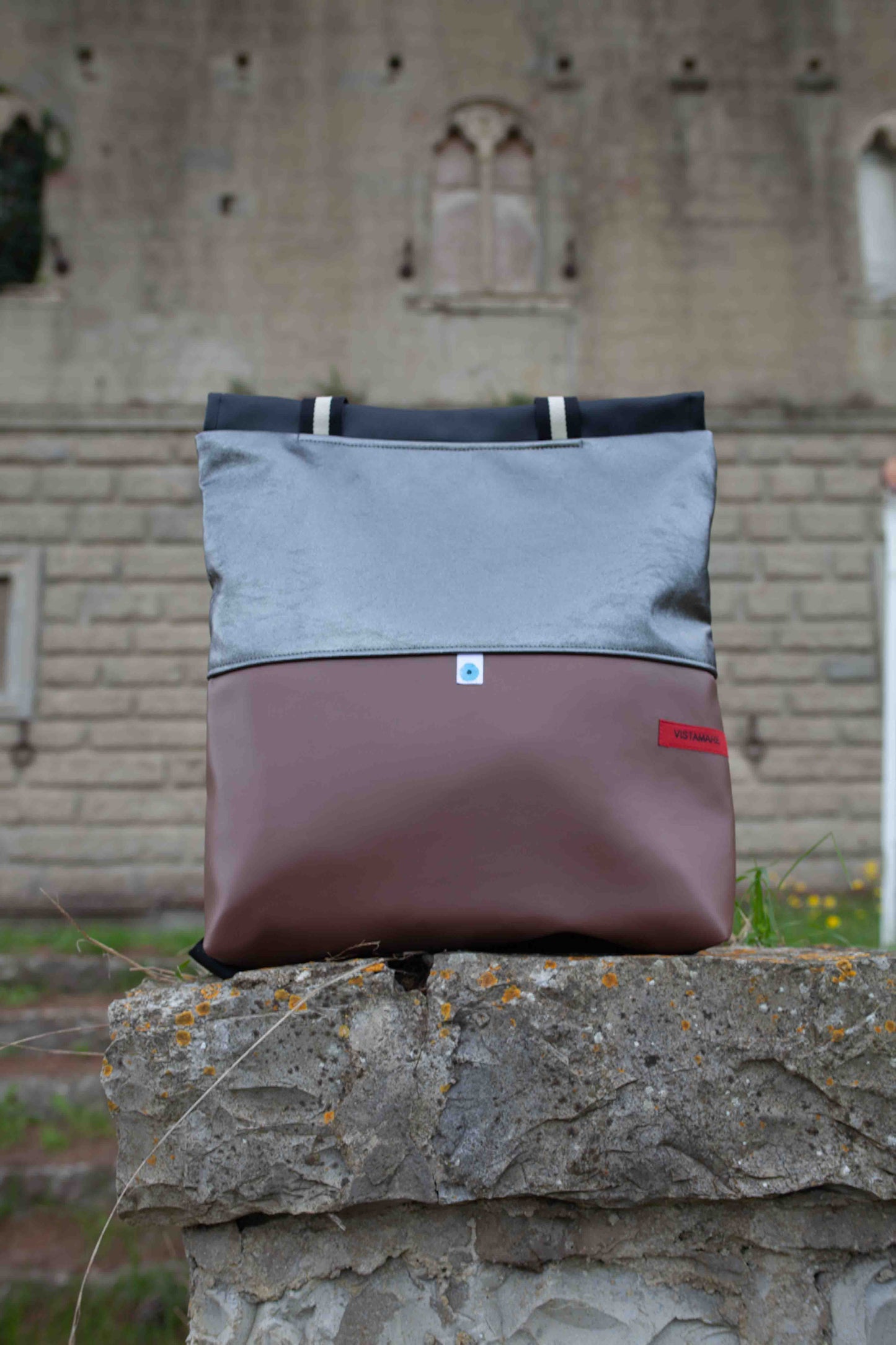 ZAINO MILANO ambra baltica I carbonio lamé