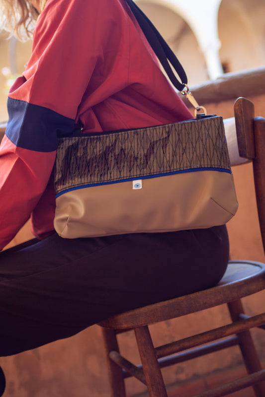 PIANOSA BAGUETTE taupe I carbon
