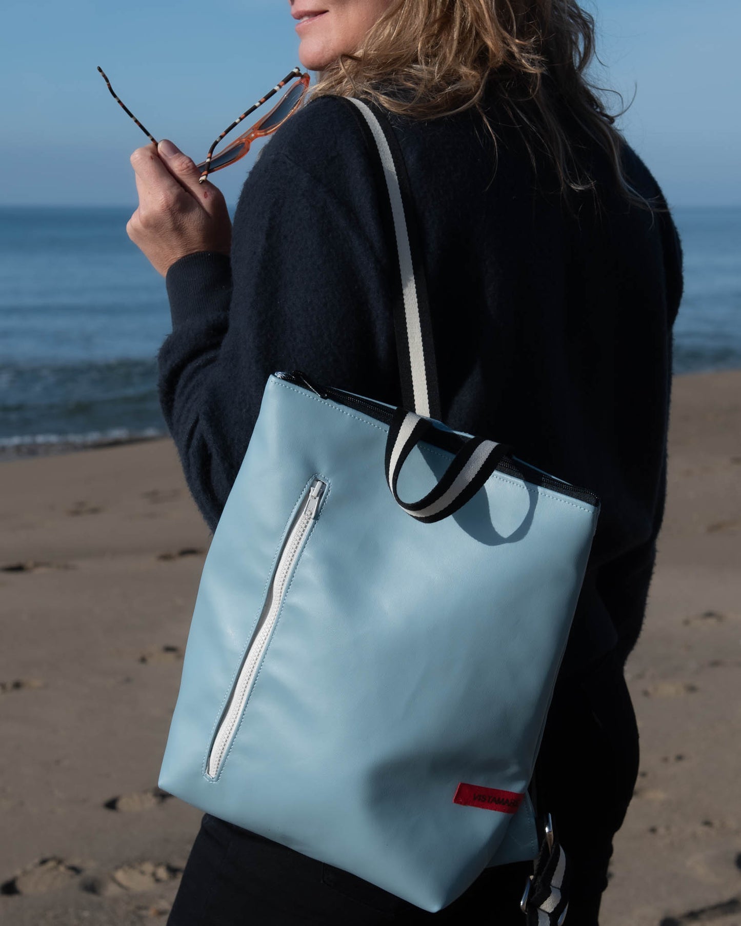 ZAINO TETI blu polvere I crema