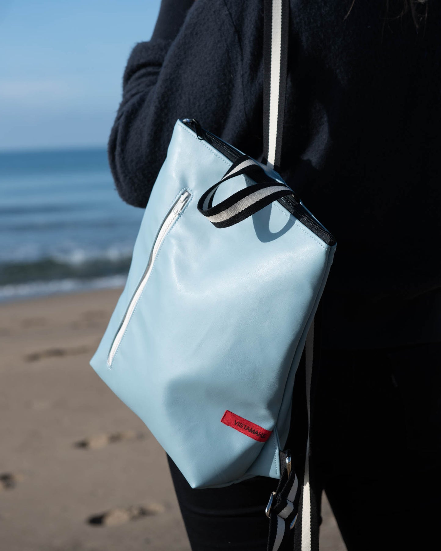 ZAINO TETI blu polvere I crema