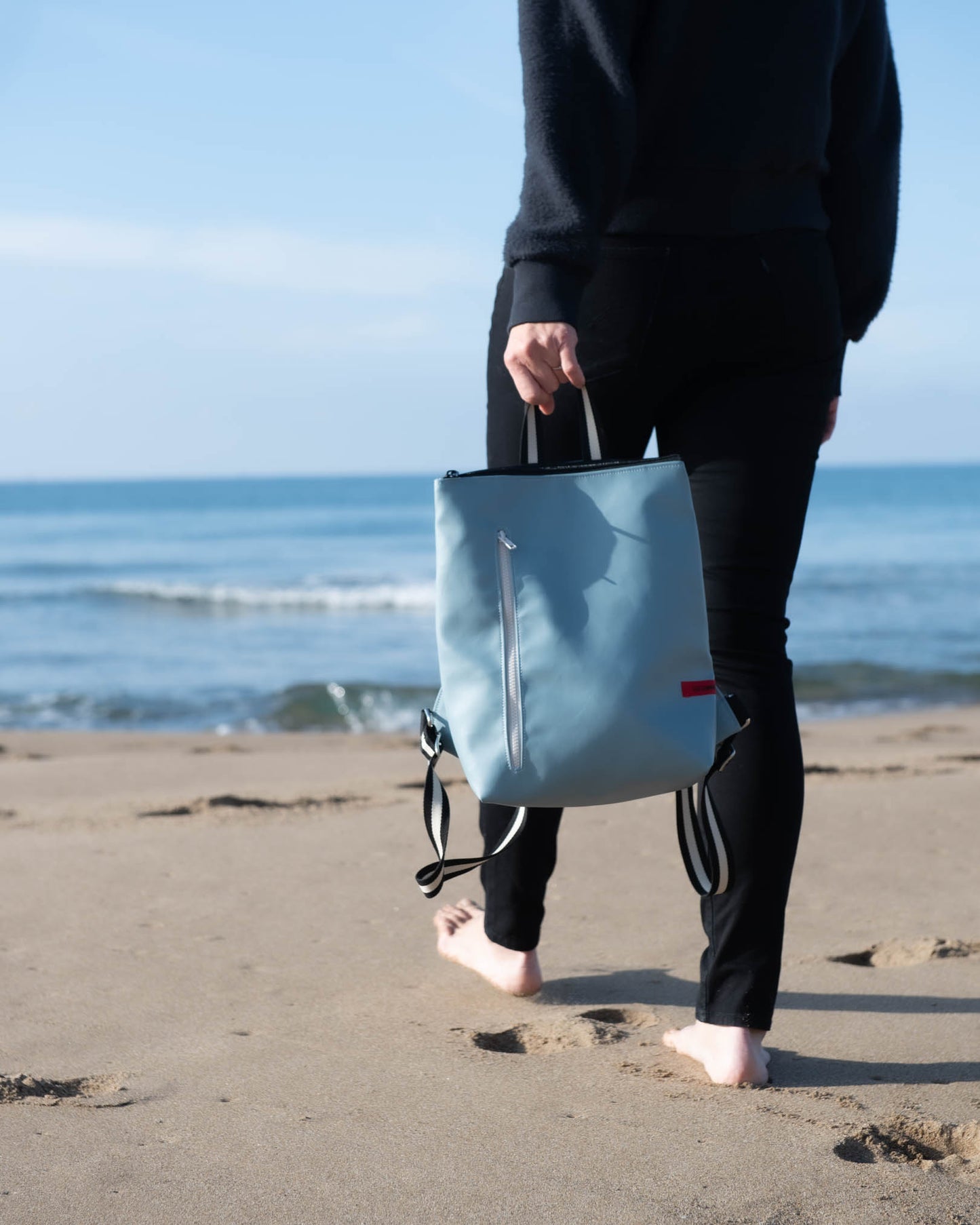 ZAINO TETI blu polvere I crema