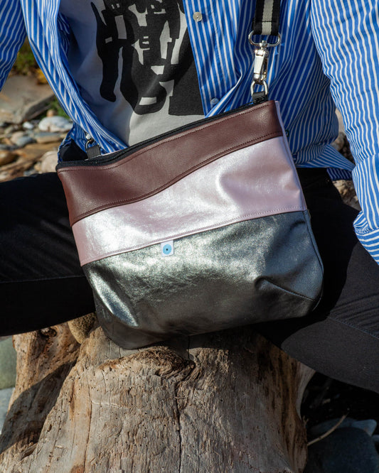 PIANOSA BIG antracite lamè I glicine I caffè