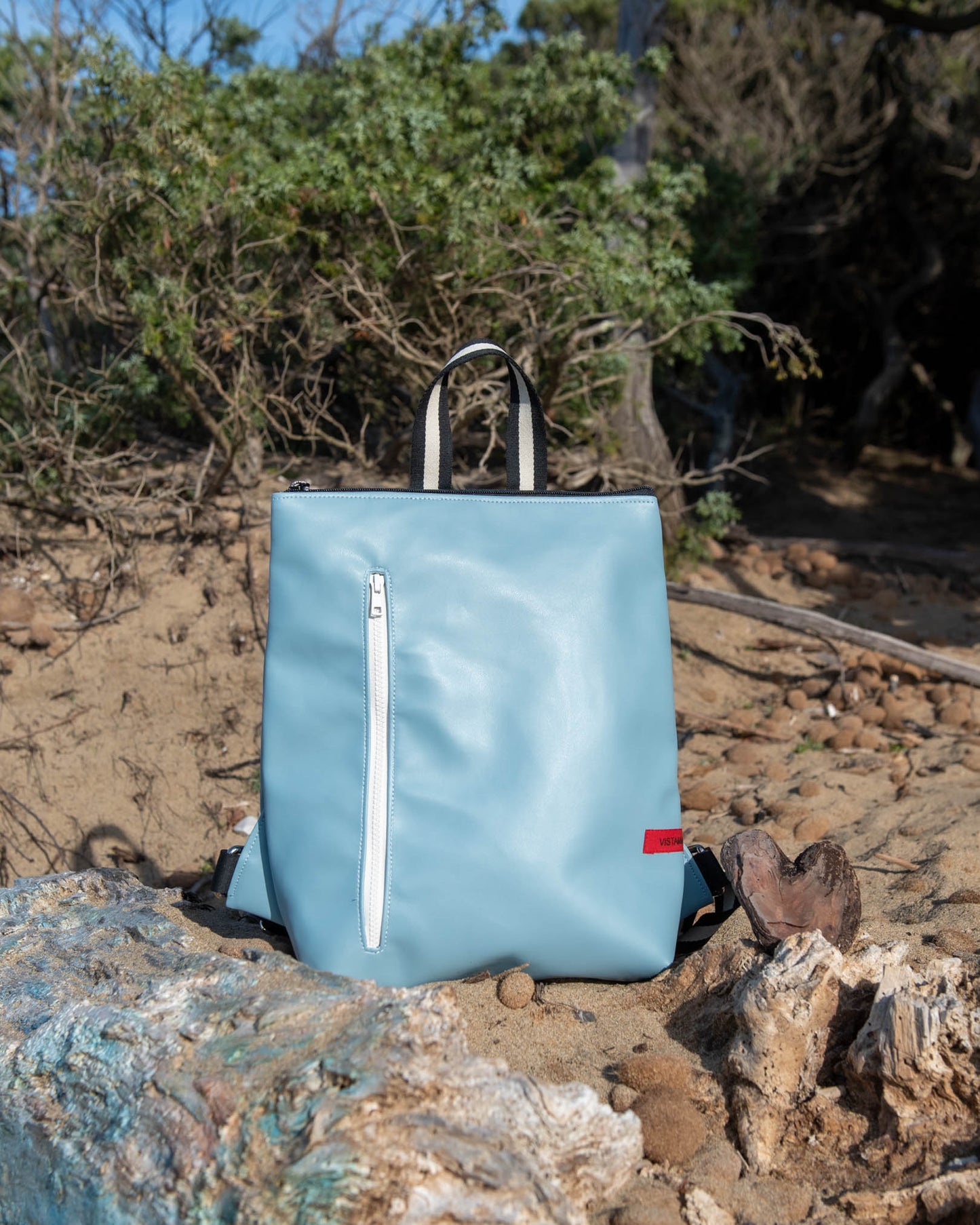 ZAINO TETI blu polvere I crema