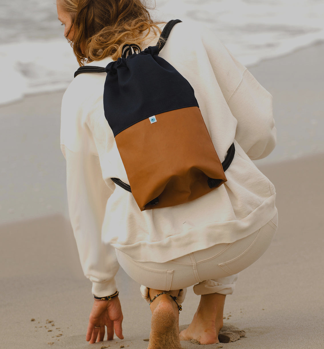 ZAINO BARATTI nocciola | blu navy