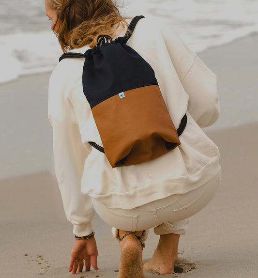 ZAINO BARATTI nocciola | blu navy